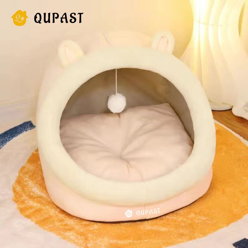 Cat and dog pet all-season semi-enclosed warm clothing