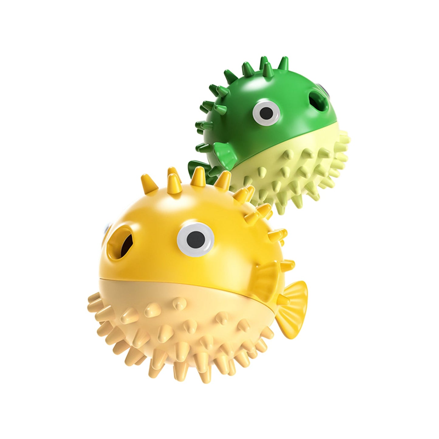 Dog toy bouncing fish food dispenser pet supplies