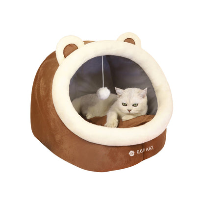 Cat and dog pet all-season semi-enclosed warm clothing