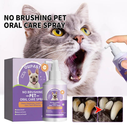 No-Brushing Oral Care Spray for Dogs & Cats