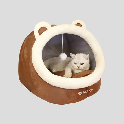 Cat and dog pet all-season semi-enclosed warm clothing