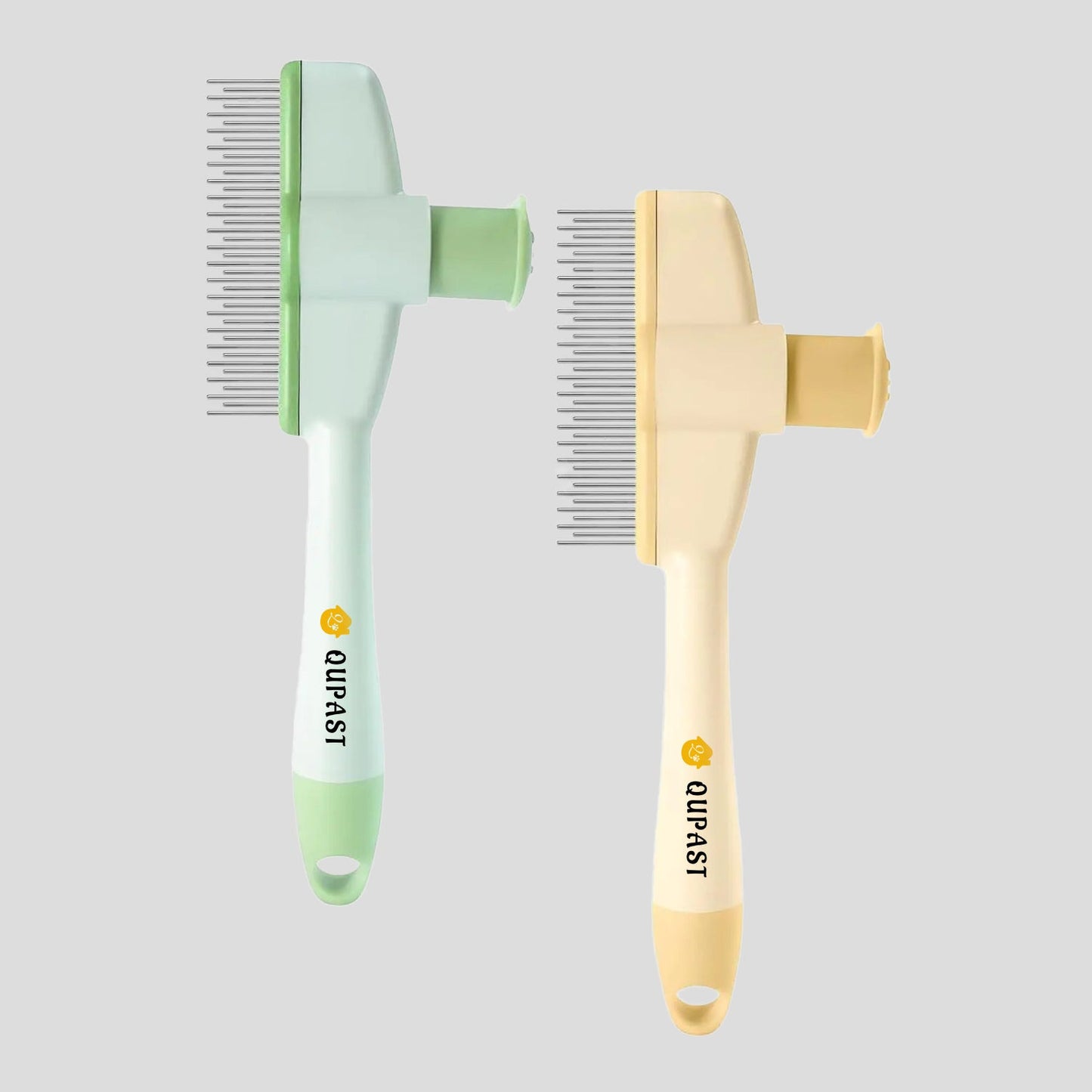 2-in-1 Grooming Comb with One-Click Release 🐾(Cats & Dogs)