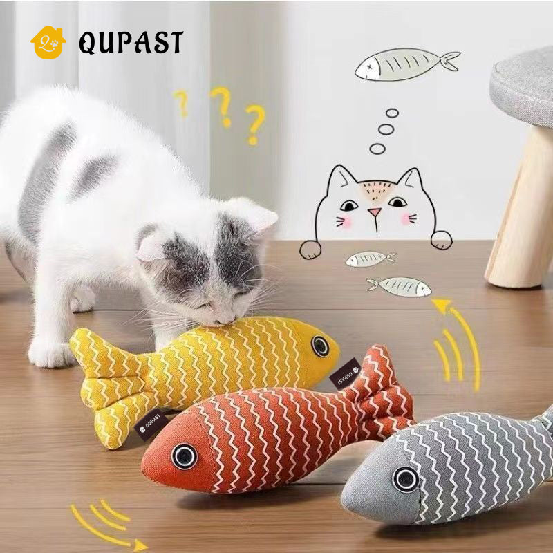 All Catnip Cat Toys Fish Cat Chew Teeth Cleaning Cat Use